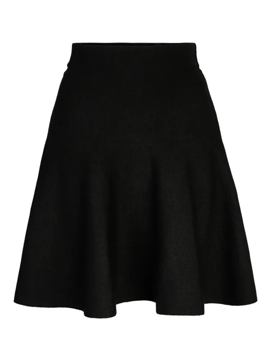 Ella and il Triny Merino Skirt Dark Brown Melange 