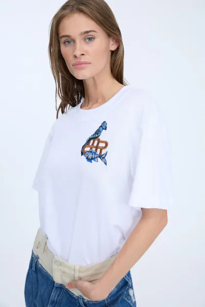 Hovedbilde Munthe Nuri T-shirt White