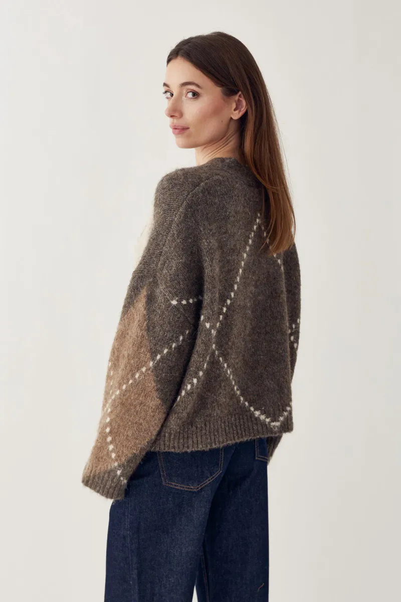 Noella Laiana Knit Ash Brown Mix