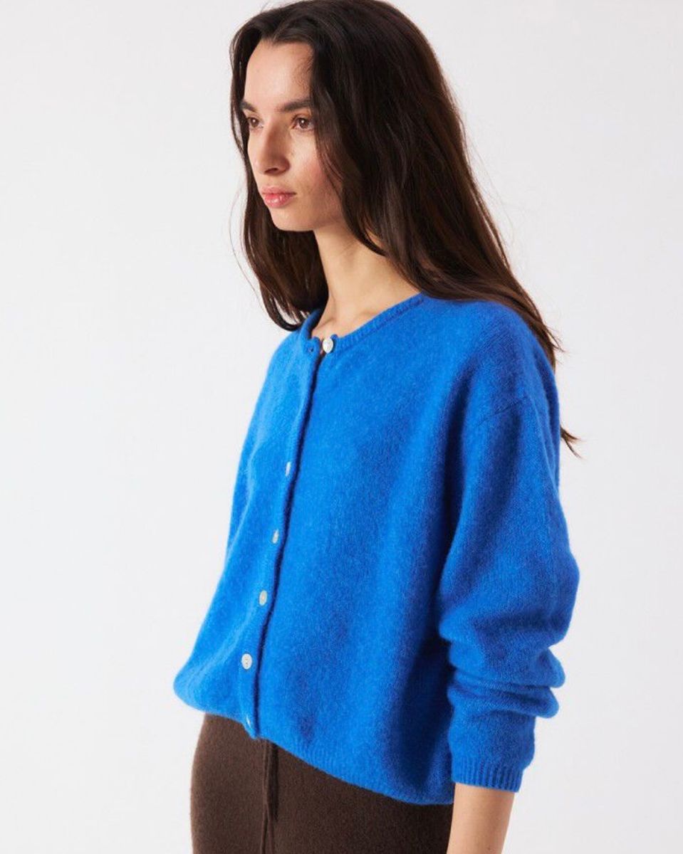 American Vintage Cardigan Vitow Curacao Melange