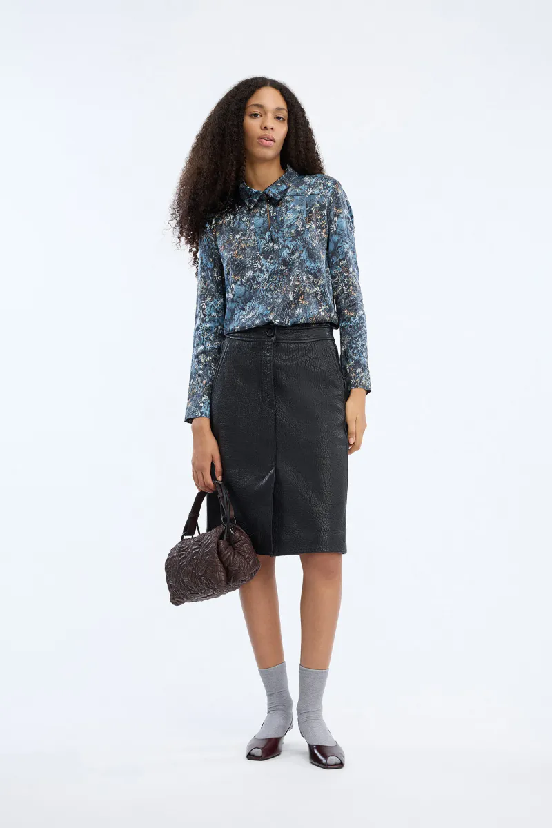 Munthe Vignette Top Print Blue