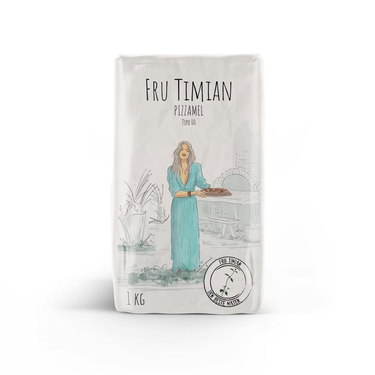 Fru Timian Pizzamel 1 kg