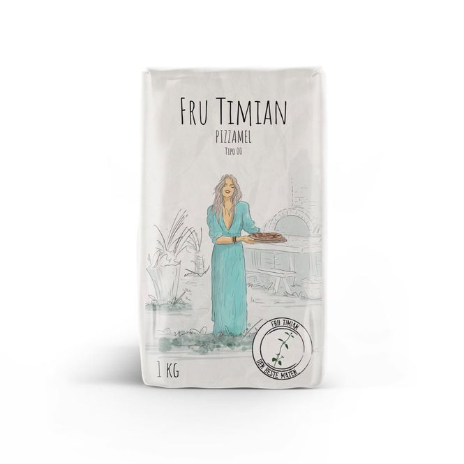Hovedbilde Fru Timian Pizzamel 1 kg