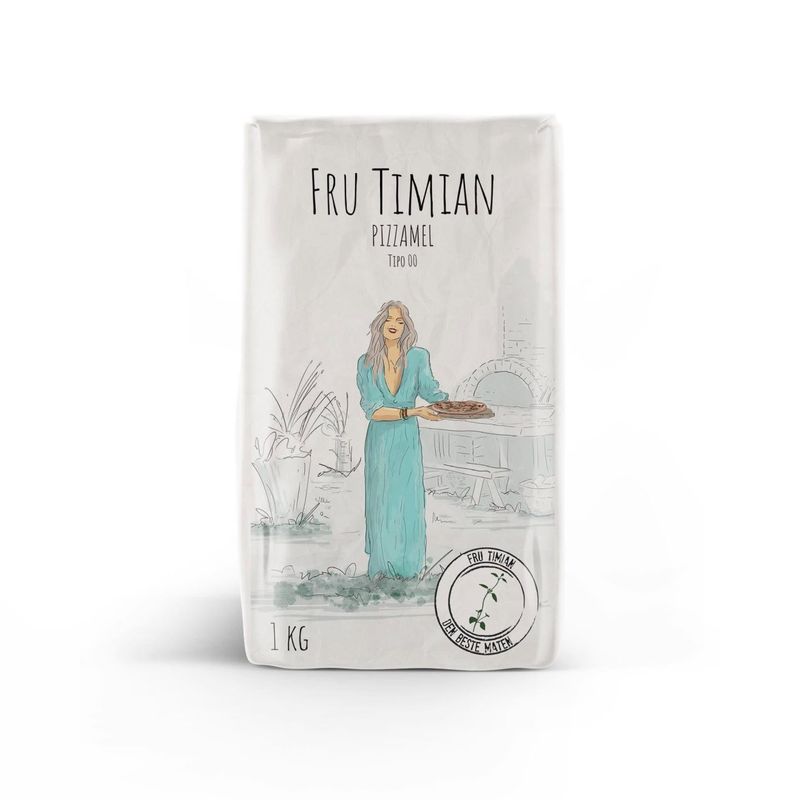 Fru Timian Pizzamel 1 kg