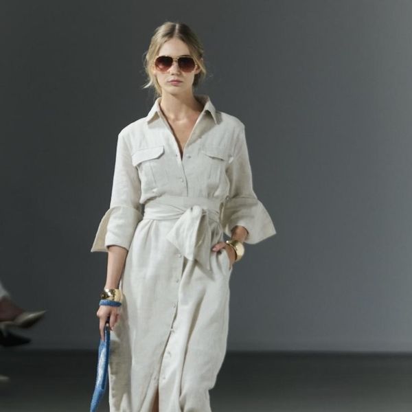 Hovedbilde Ella and il Linny Linen Dress Beige Melange 