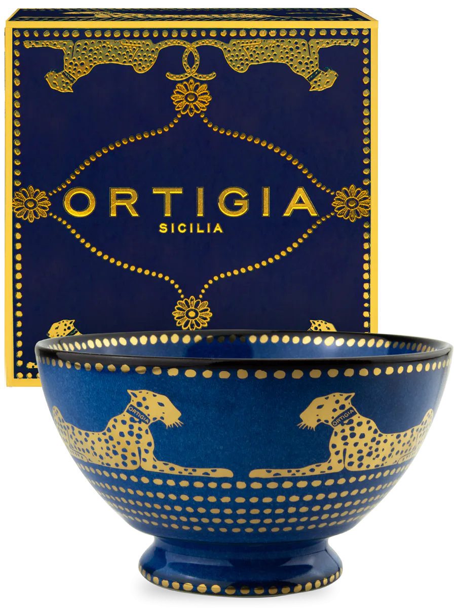 Ortigia Bowl Spotty Ceramic Blue Large