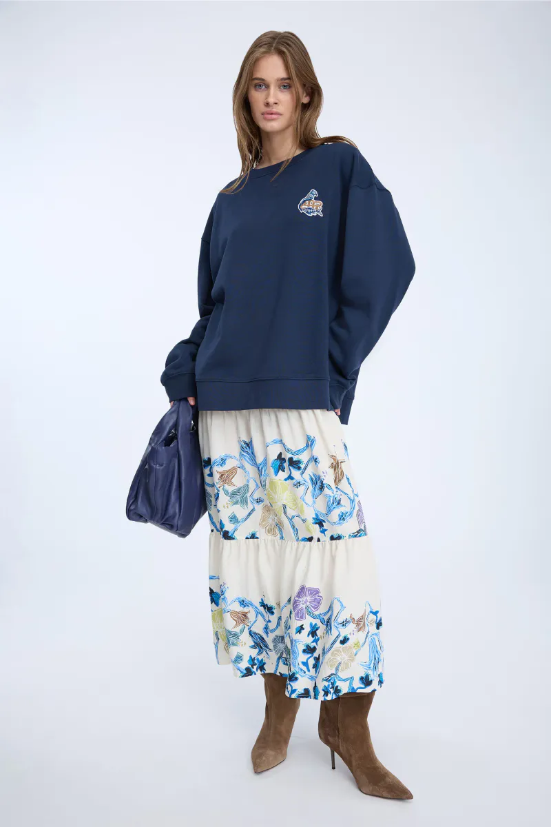 Munthe Nao Dress Print Ivory