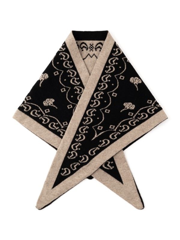 Noella Neomi Scarf Sand Black Mix 