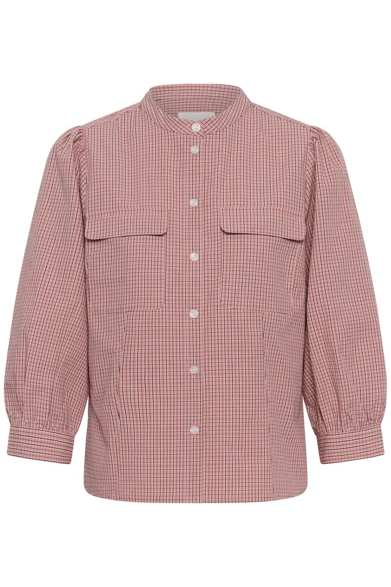 Part Two Chinette Shirt Brandied Apricot Check