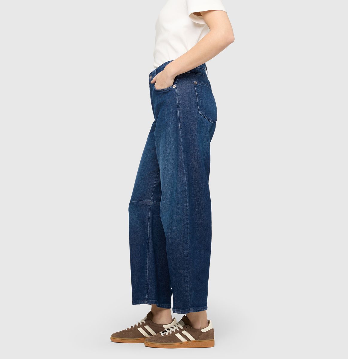 Mac Jeans Dakota Barrel Blue Mended Wash