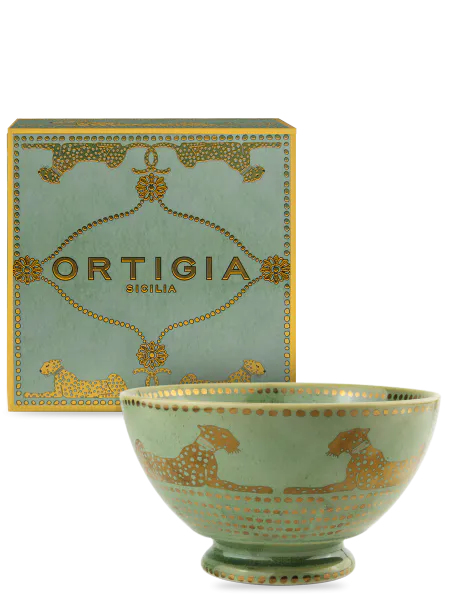 Hovedbilde Ortigia Bowl Spotty Ceramic Green Small