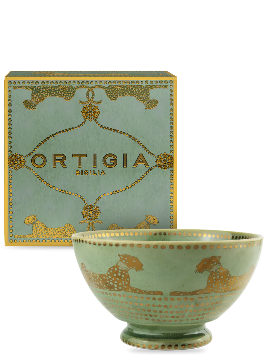 Ortigia Bowl Spotty Ceramic Green Small