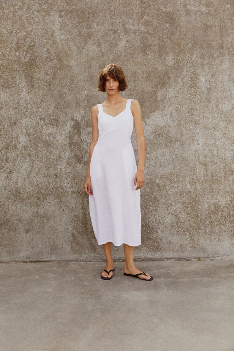 Part Two Botille Kjole Bright White