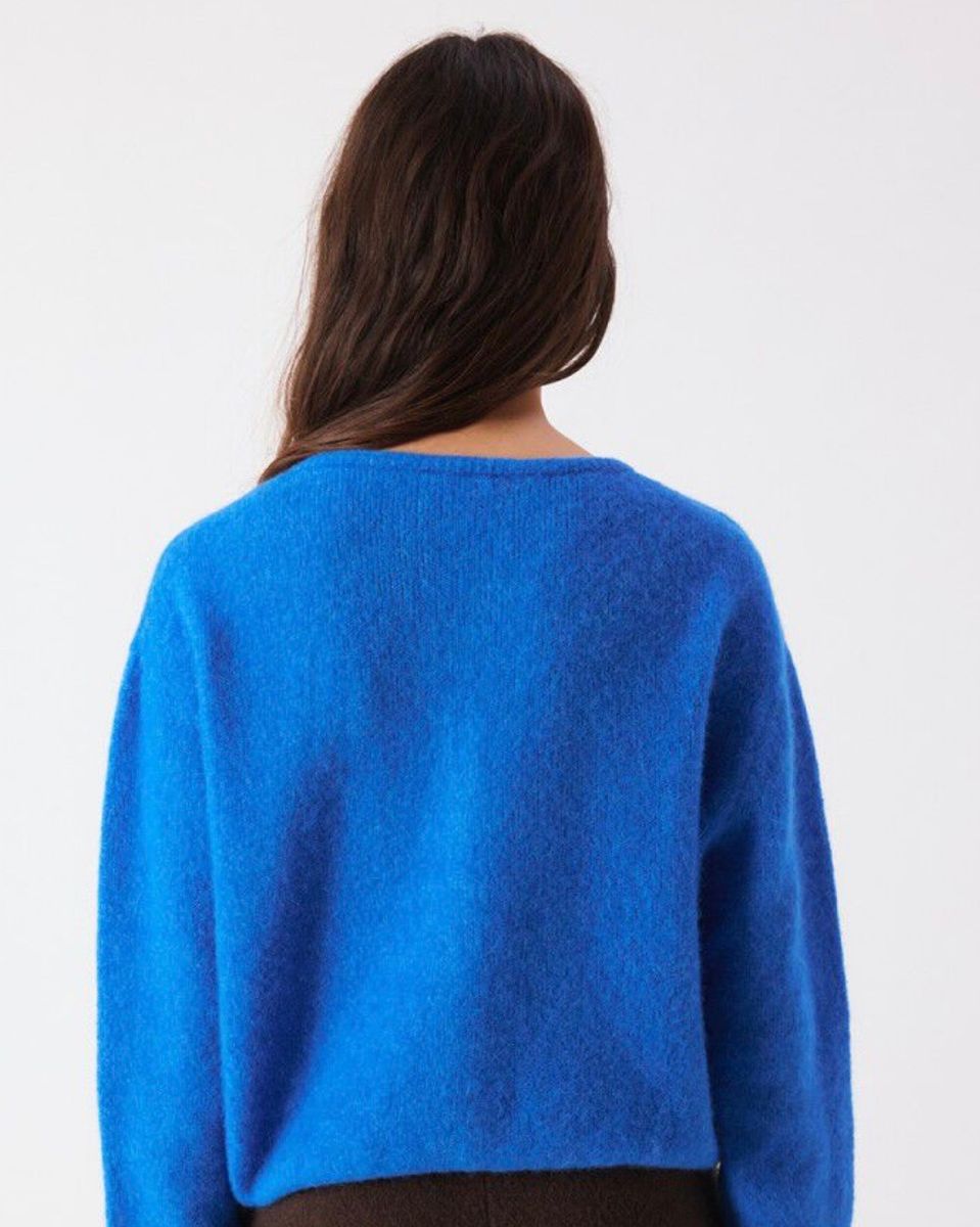 American Vintage Cardigan Vitow Curacao Melange