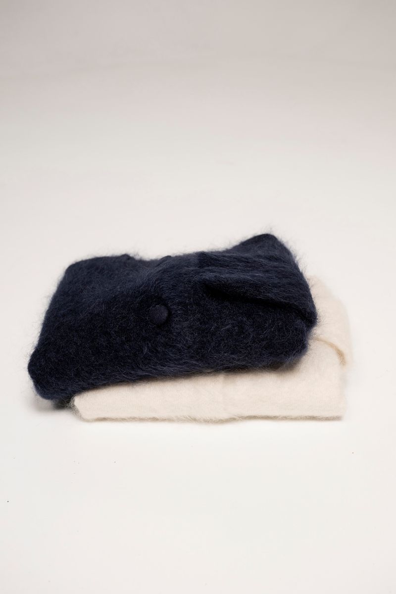 MISSMAYA Ulla Mohair Cardigan Moonlight