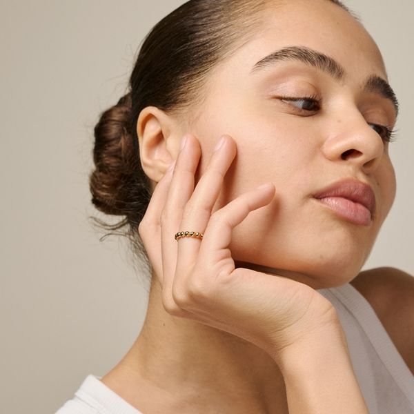 Hovedbilde Enamel Ring Ball Gold