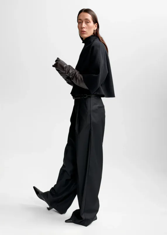 AKS Label Kira Wool Jacket New Black 