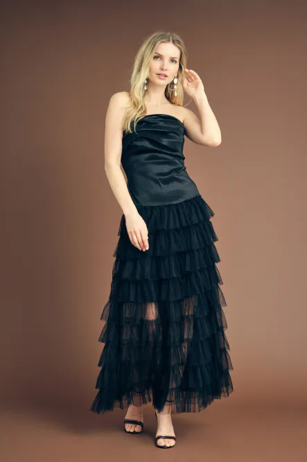 Hovedbilde A-view Miranda Skirt Black 