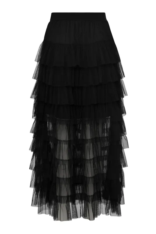 A-view Miranda Skirt Black 