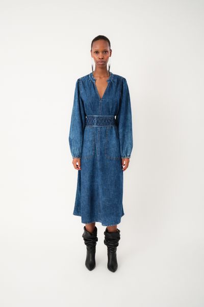 Hovedbilde Lollys Laundry Paris Midi Dress Blue