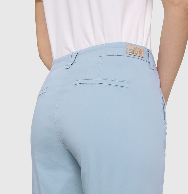 Mac Jeans Chino Turn Up Cashmere Blue