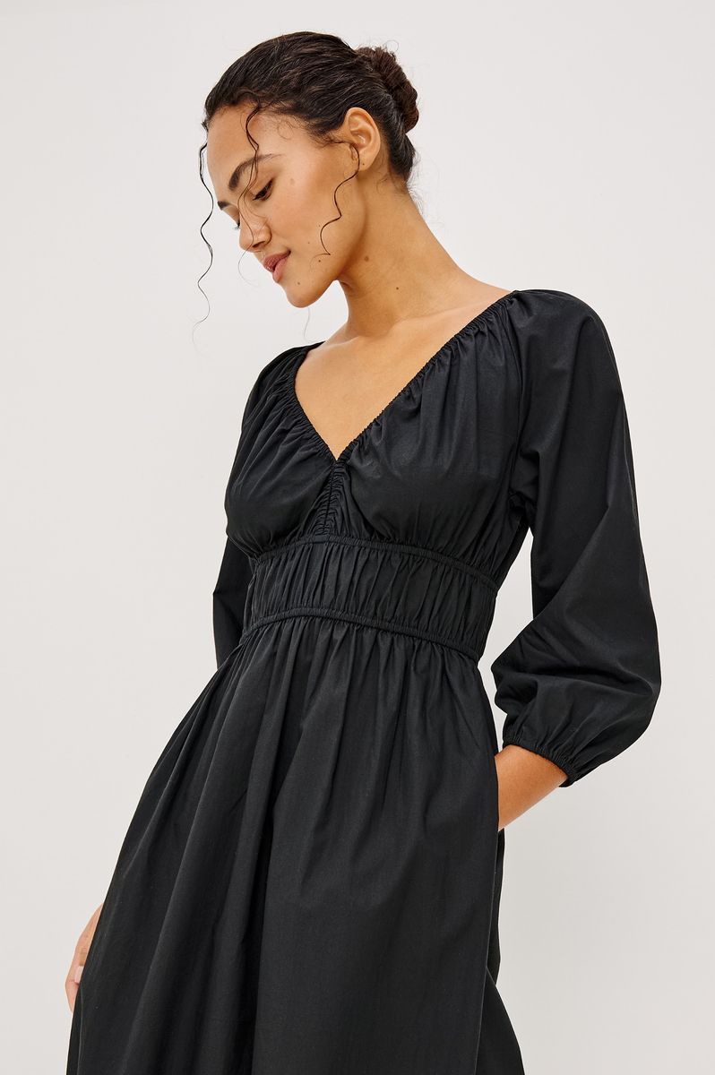 Rails Paio Dress Black 