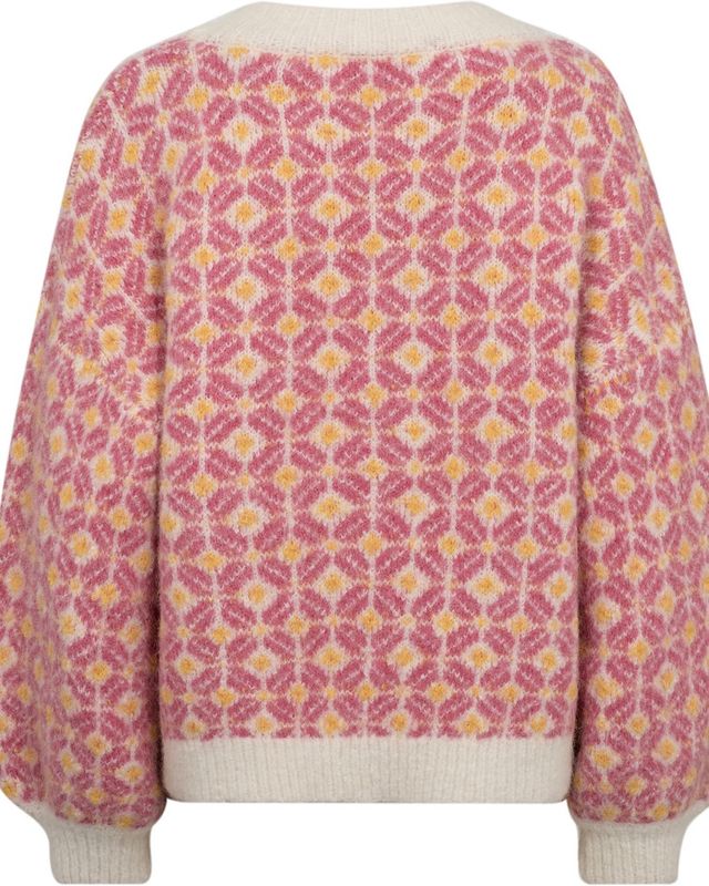 A-view Stavanger Knit Pullover Off White Pink 