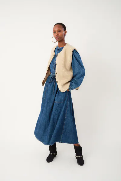 Hovedbilde Lollys Laundry Jace Vest Beige