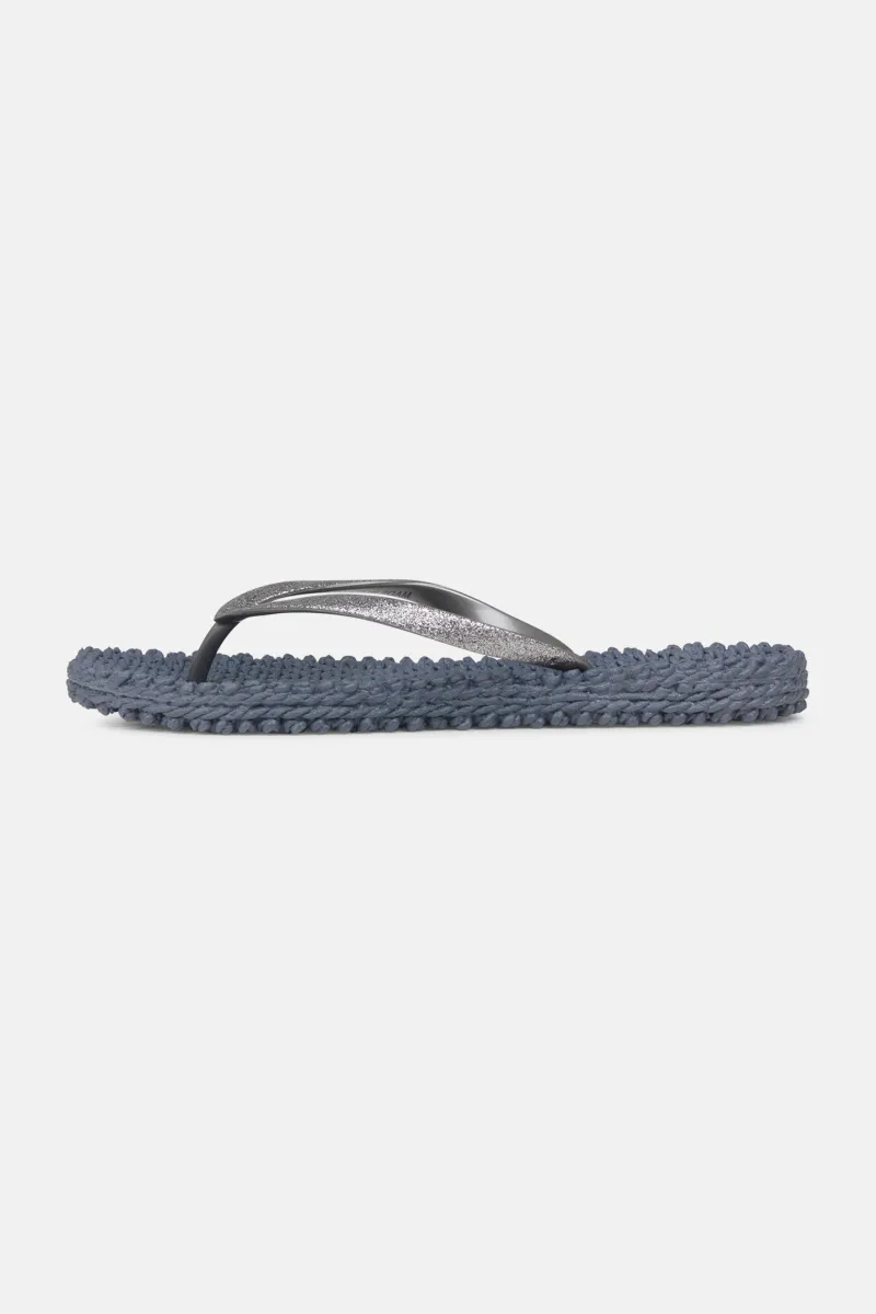Ilse Jacobsen Flip Flops Glitter Grey