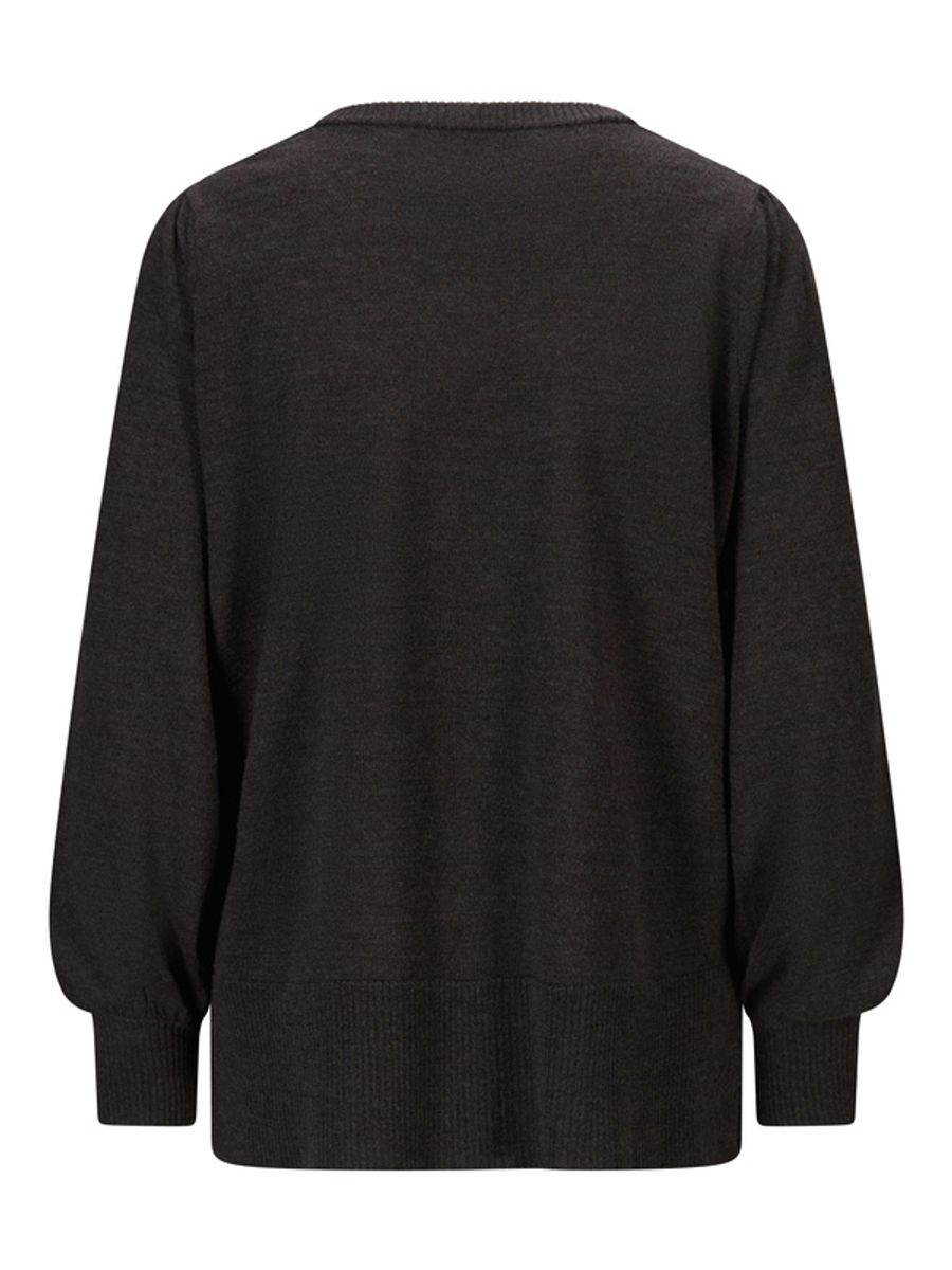 Ella and il Sonja Sweater Dark Brown Melange