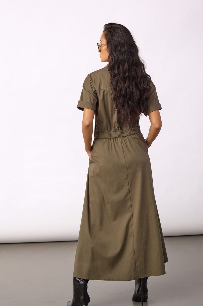 Cocouture Elara Wrap Dress Olive