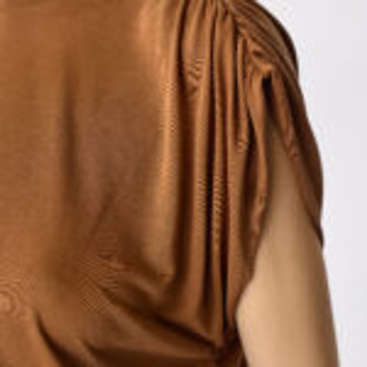 Cocouture Camilla Ruched Shoulder Tee Suntan