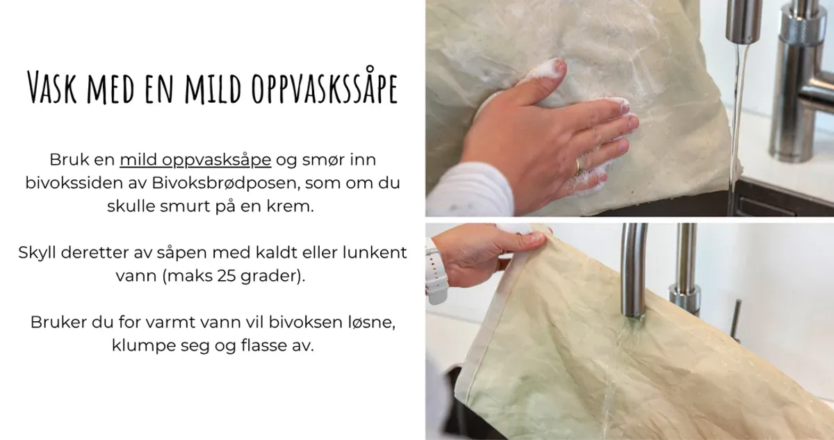 Fru Timian Bivoks Brødpose 