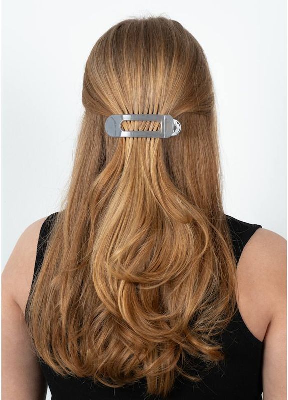 SUI AVA Crocodile Hair Clip Big Grey