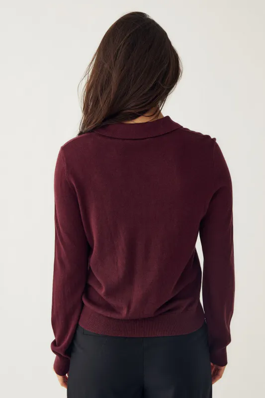 Noella Maxine Knit Burgundy