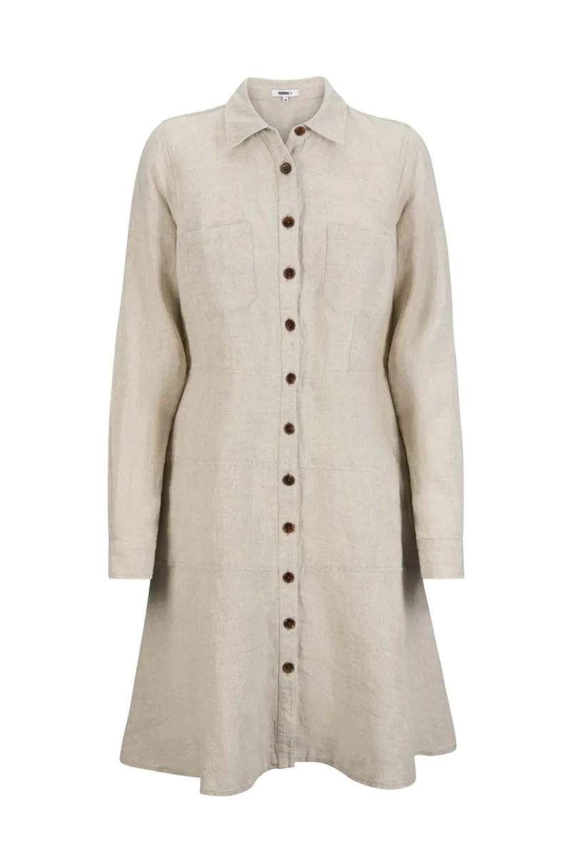 Katrin Uri Roma Linen Dress Natural Linen