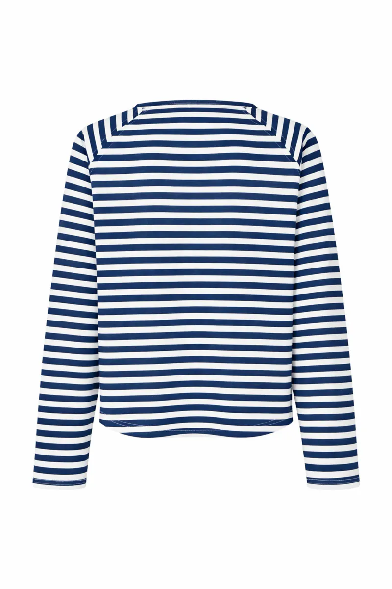 Lollys Laundry Liva Tee Navy Stripe 