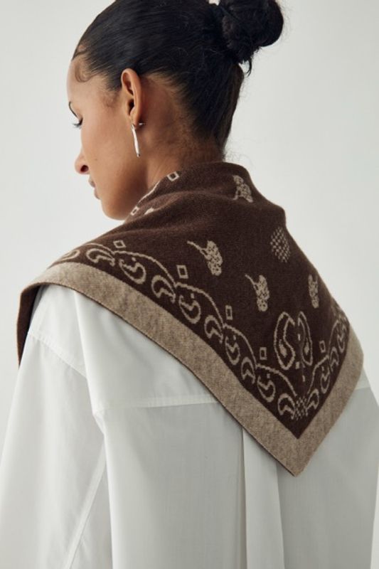 Noella Neomi Scarf Sand Brown Mix 
