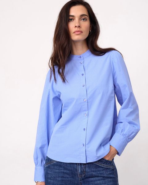 Hovedbilde Cocouture Elona Check Shirt Pale Blue 