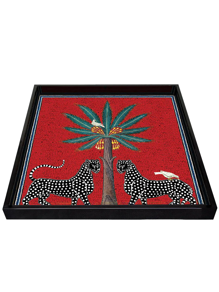 Ortigia Tray Square Red