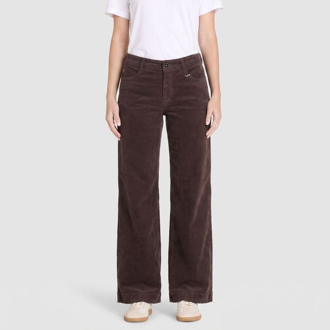 Hovedbilde Mac Jeans Wide Curdoroy Truffle Brown