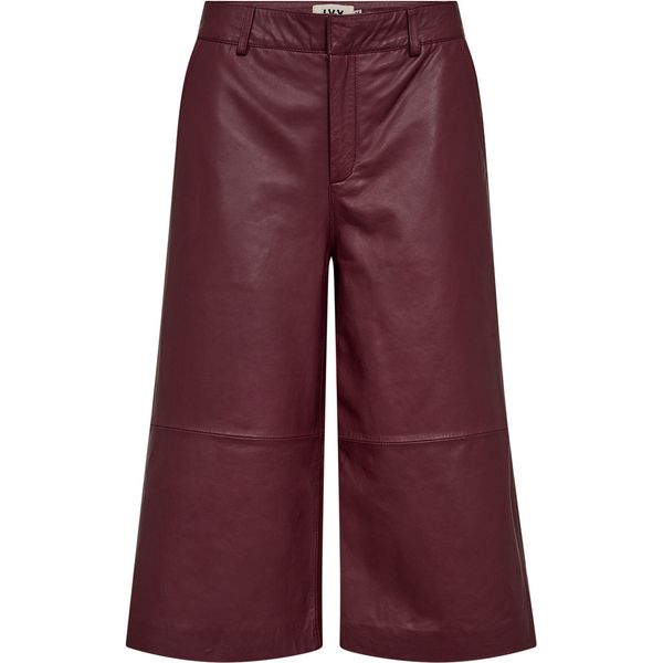 Hovedbilde Ivy Augusta French Leather Culotte Burgundy