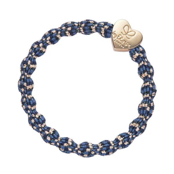 Hovedbilde By Eloise Hårstrikk/Armbånd Metallic Gold Heart ...