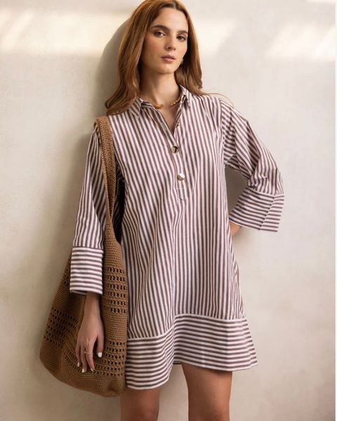 Hovedbilde MISSMAYA Lenna Dress Cinnamon Toast 