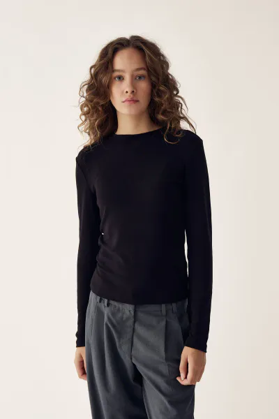 Hovedbilde Noella Lidie Longsleeve Top Black