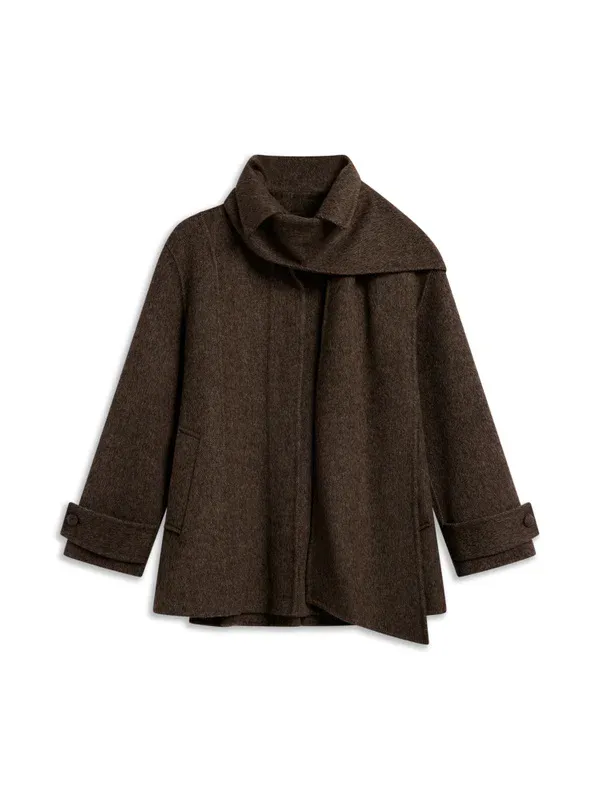 Ella and il Clara Coat Dark Brown
