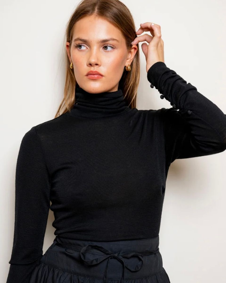 MISSMAYA Fenja Rollneck Ivory