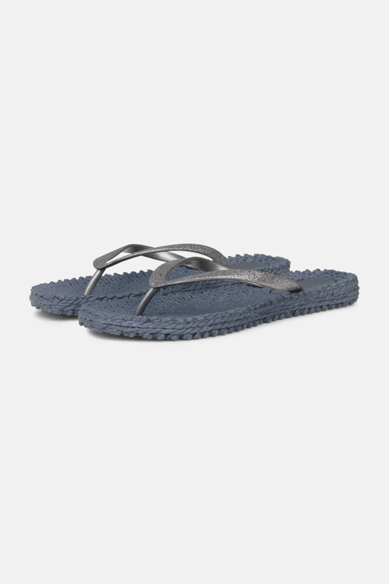 Ilse Jacobsen Flip Flops Glitter Grey