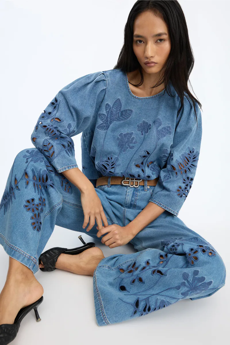 Munthe Bramble Top Blue