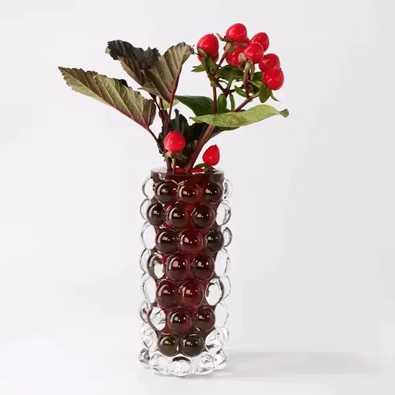 Skogsberg of Smart Hurricane Boule Mini Vase Cardinal Red